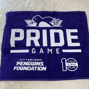 Free with purchase The Terrible Towel Pittsburgh Penguins PRIDE NHL